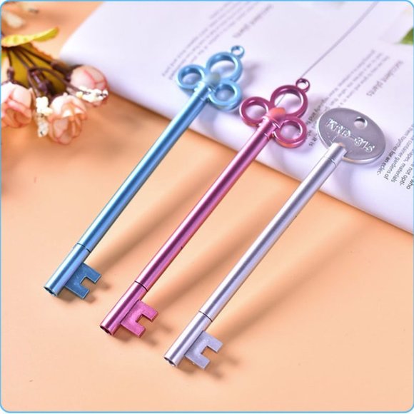 Classic Key Stylish Pen - 3 pcs - Picture 6 of 7